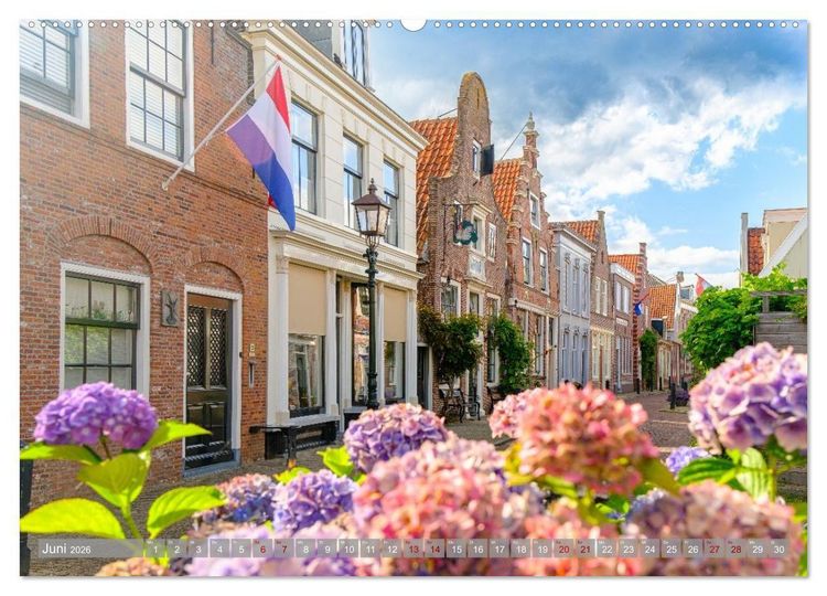 Produktbild: Ein Blick auf Edam (hochwertiger Premium Wandkalender 2026 DIN A2 quer), Kunstdruck in Hochglanz