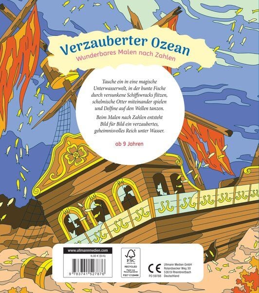 Produktbild: Wunderbares Malen nach Zahlen &ndash; Verzauberter Ozean
