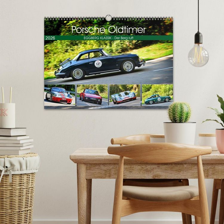 Produktbild: Porsche Oldtimer - EGGBERG KLASSIK - Der Berg ruft (Wandkalender 2026 DIN A3 quer), CALVENDO Monatskalender