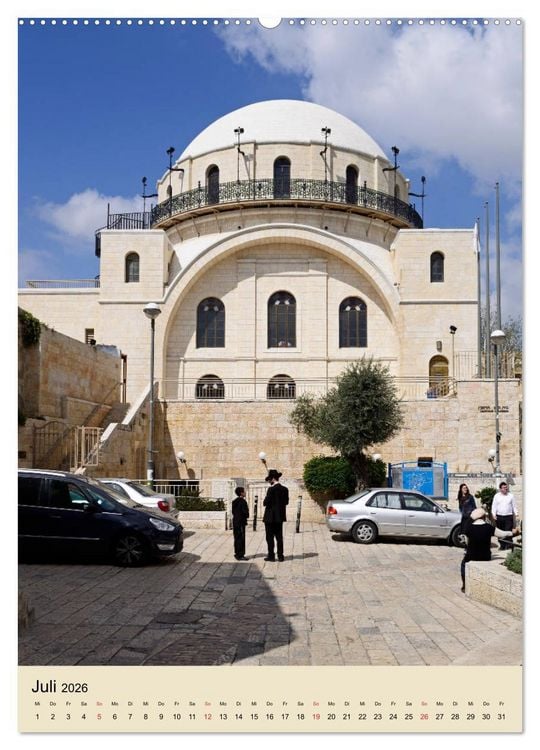 Produktbild: Jerusalem - Jeruschalajim (Wandkalender 2026 DIN A2 hoch), CALVENDO Monatskalender