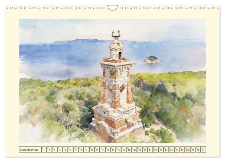 Produktbild: Elba - Insel imToskanischen Archipel (Wandkalender 2026 DIN A3 quer), CALVENDO Monatskalender