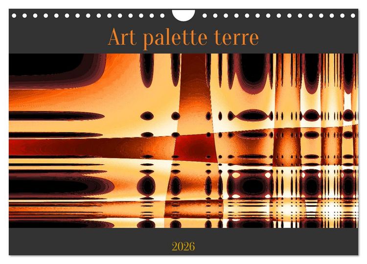 Produktbild: Art palette terre (Calendrier mural 2026 DIN A4 vertical), CALVENDO calendrier mensuel