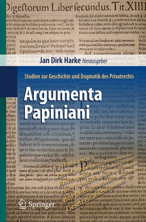 Produktbild: Argumenta Papiniani