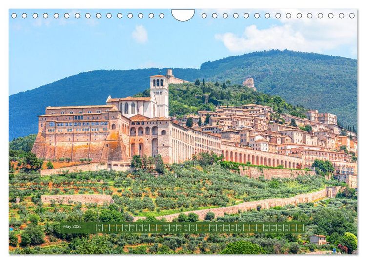 Produktbild: Umbria The green heart of Italy (Wall Calendar 2026 DIN A4 landscape), CALVENDO 12 Month Wall Calendar