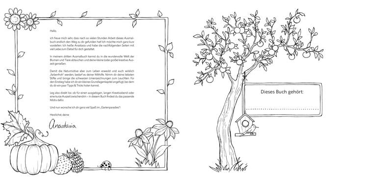 Produktbild: Gartenparadies &ndash; Florale Motive und Tiere ausmalen