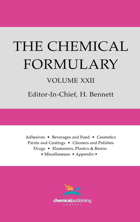 Produktbild: The Chemical Formulary Volume 22