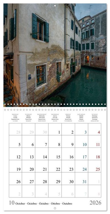 Produktbild: Romantic corners in Venice (Wall Calendar 2026 12 &times; 12 Inch) CALVENDO 12 Month Wall Calendar