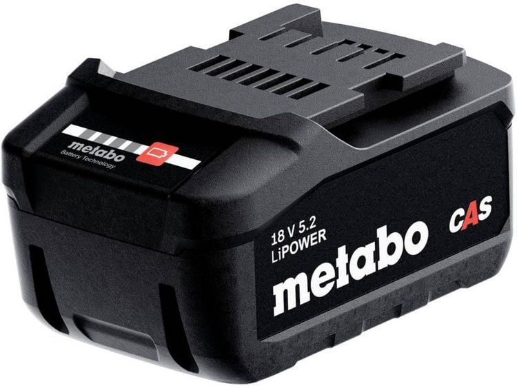 Produktbild: Metabo 625028000 Li-Power Akkupack 18 V - 5,2 Ah \"AIR COOLED\" Werkzeug-Akku 18 V 5.2 Ah Li-Ion