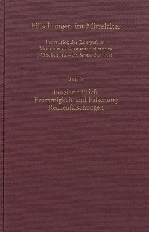 Produktbild: F&auml;lschungen im Mittelalter