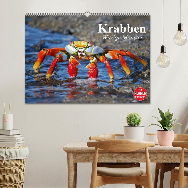Produktbild: Krabben. Witzige Monster (Wandkalender 2026 DIN A2 quer), CALVENDO Monatskalender