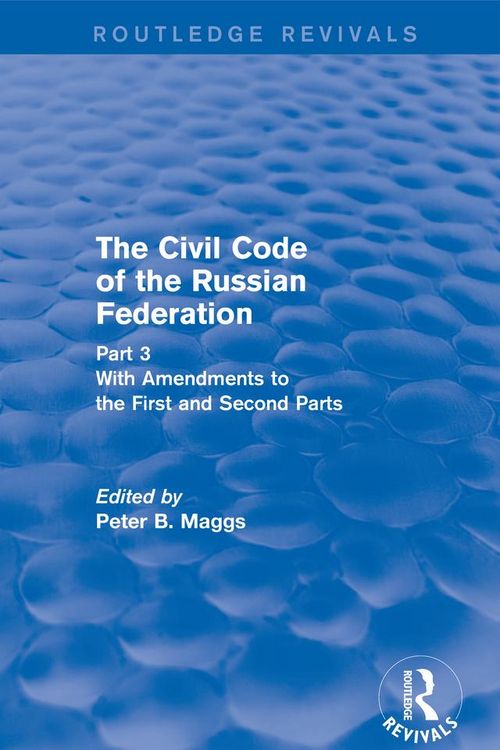 Produktbild: Civil Code of the Russian Federation: Pts. 1, 2 & 3