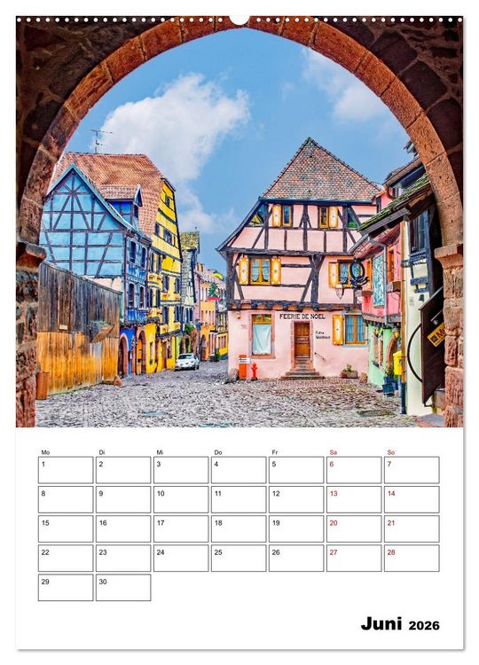 Produktbild: Elsass - Impressionen (hochwertiger Premium Wandkalender 2026 DIN A2 hoch), Kunstdruck in Hochglanz