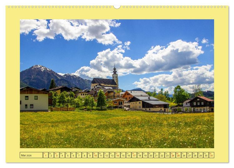 Produktbild: Sch&ouml;ne Gr&uuml;&szlig;e aus St.Veit im Pongau (Wandkalender 2026 DIN A2 quer), CALVENDO Monatskalender
