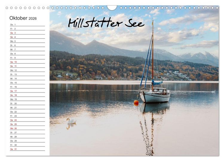 Produktbild: Wundersch&ouml;nes K&auml;rnten. Landschaft und Seen. (Wandkalender 2026 DIN A3 quer), CALVENDO Monatskalender