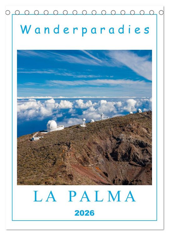 Produktbild: Wanderparadies La Palma (Tischkalender 2026 DIN A5 hoch), CALVENDO Monatskalender