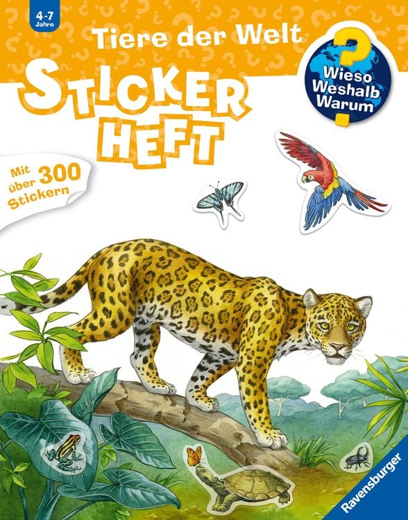 Produktbild: Wieso? Weshalb? Warum? Stickerheft - Tiere der Welt