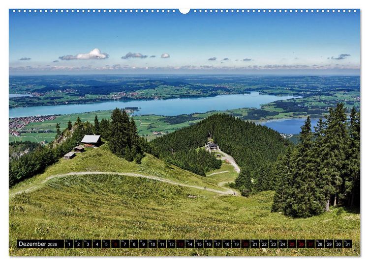 Produktbild: Allg&auml;u - Natur pur (hochwertiger Premium Wandkalender 2026 DIN A2 quer), Kunstdruck in Hochglanz