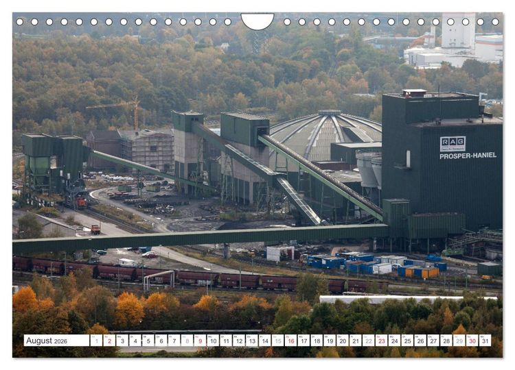 Produktbild: Die Zechen im Ruhrpott (Wandkalender 2026 DIN A4 quer), CALVENDO Monatskalender