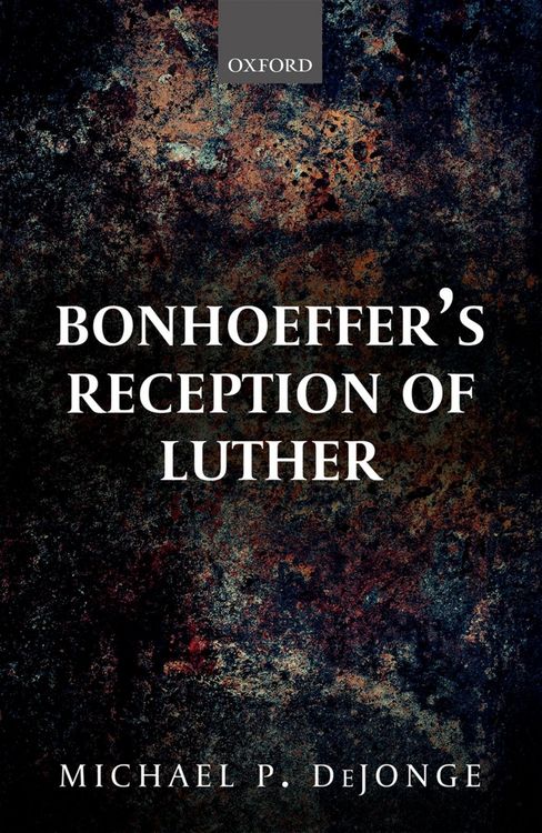 Produktbild: Bonhoeffer's Reception of Luther