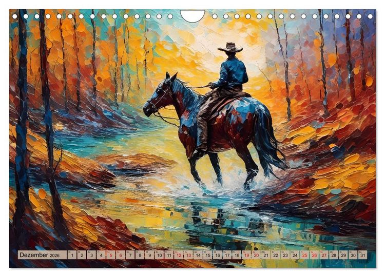 Produktbild: Wild West Moments (Wandkalender 2026 DIN A4 quer), CALVENDO Monatskalender