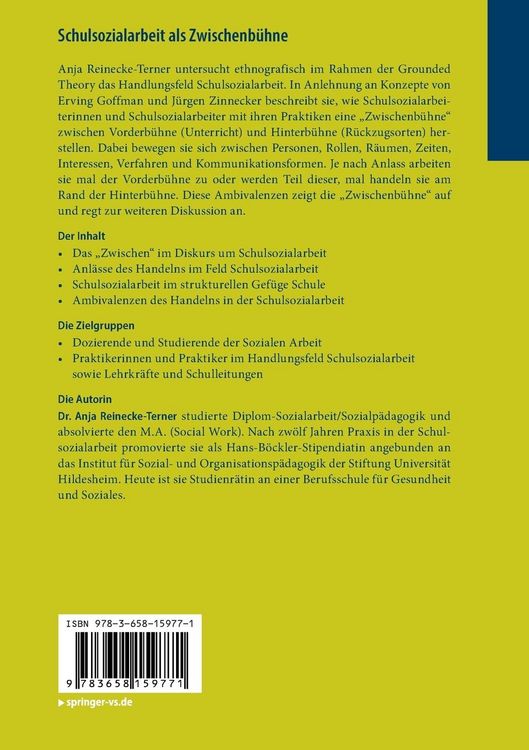 Produktbild: Schulsozialarbeit als Zwischenb&uuml;hne