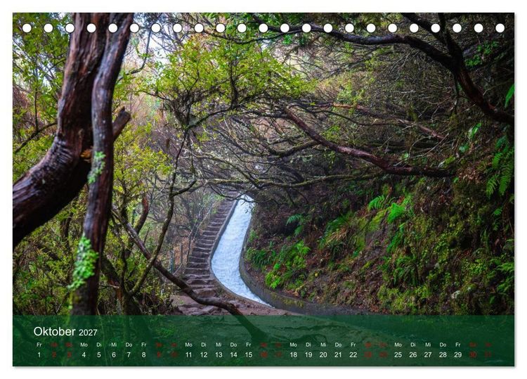Produktbild: Madeira - Insel der Kontraste (Tischkalender 2027 DIN A5 quer), CALVENDO Monatskalender