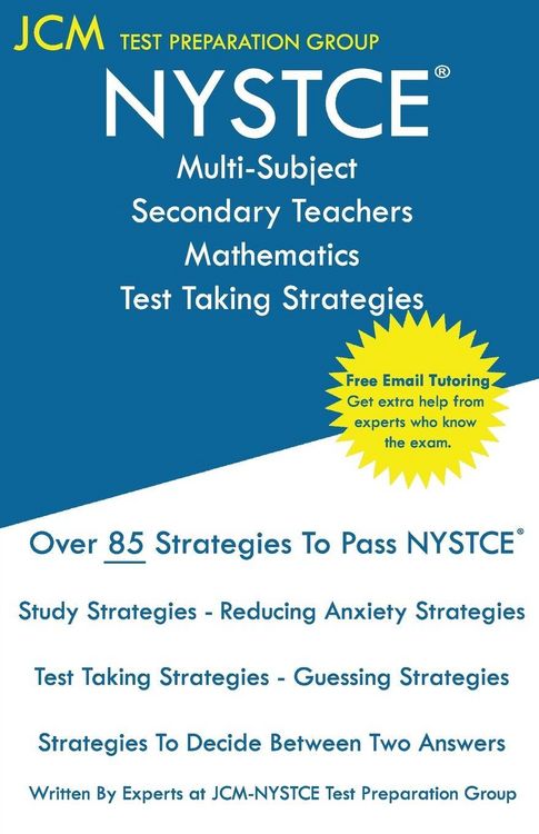 Produktbild: NYSTCE Multi-Subject Secondary Teachers Mathematics - Test Taking Strategies