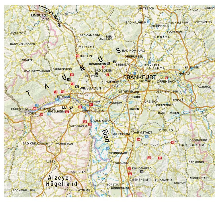 Produktbild: Wanderungen f&uuml;r Langschl&auml;fer Rhein-Main