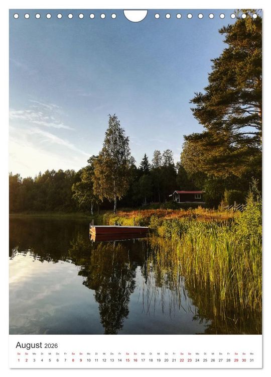 Produktbild: Schweden - Das wundersch&ouml;ne Land in Skandinavien. (Wandkalender 2026 DIN A4 hoch), CALVENDO Monatskalender