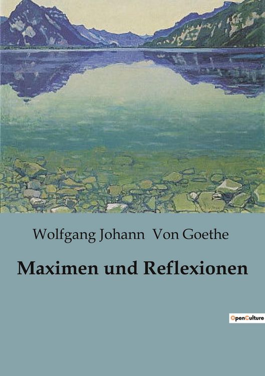Produktbild: Maximen und Reflexionen