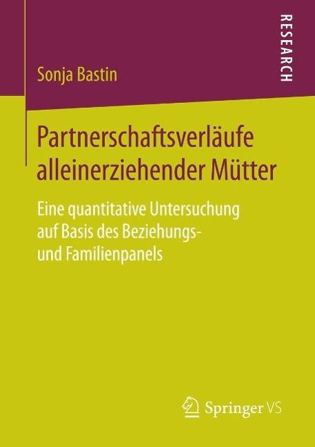 Produktbild: Partnerschaftsverl&auml;ufe alleinerziehender M&uuml;tter