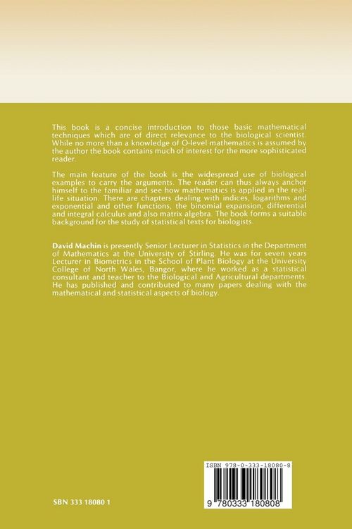 Produktbild: Biomathematics