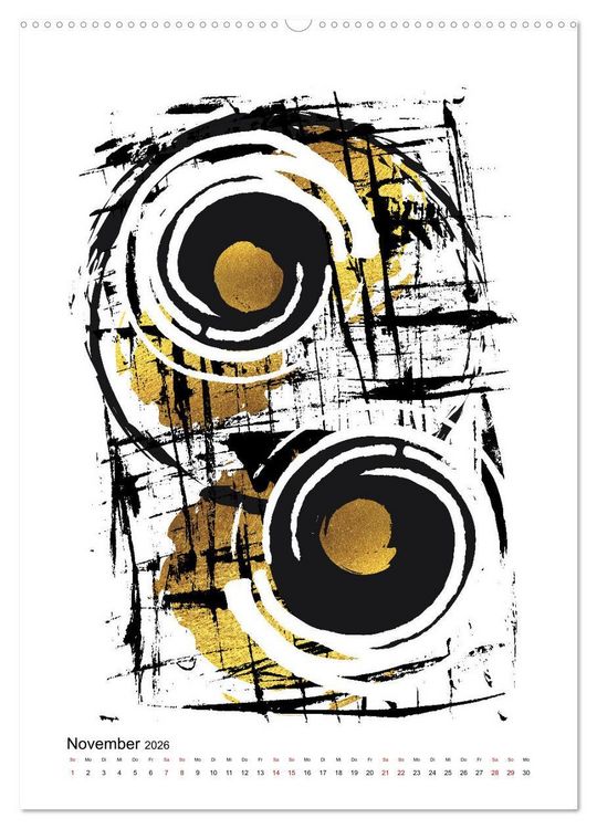 Produktbild: GRAFISCHE KUNST (hochwertiger Premium Wandkalender 2026 DIN A2 hoch), Kunstdruck in Hochglanz