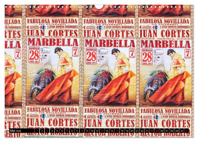 Produktbild: Farbenpr&auml;chtiges Andalusien (Wandkalender 2026 DIN A3 quer), CALVENDO Monatskalender