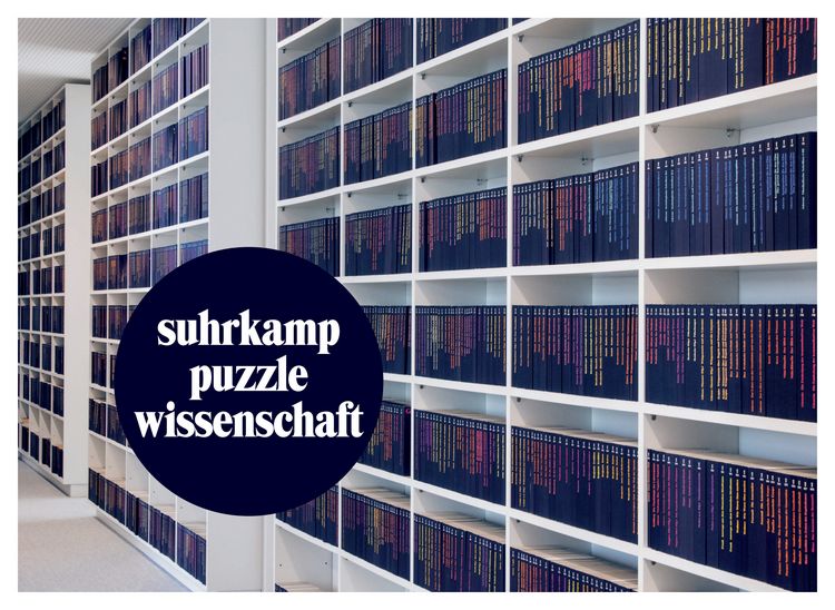 Produktbild: Puzzle 50 Jahre suhrkamp taschenbuch wissenschaft. 1000 Teile Puzzle f&uuml;r Erwachsene und Kinder ab 14 Jahren