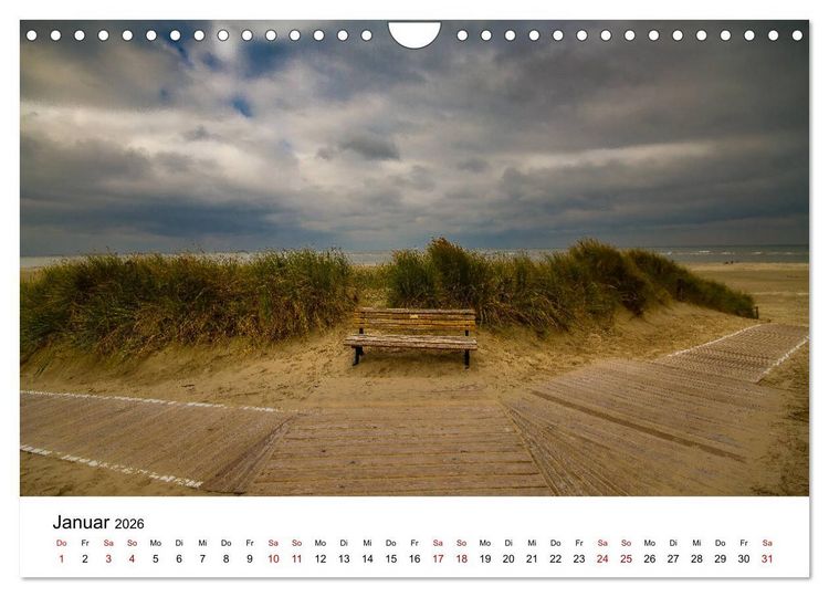 Produktbild: Langeoog &ndash; Ein Herbst auf der Insel des Lebens (Wandkalender 2026 DIN A4 quer), CALVENDO Monatskalender