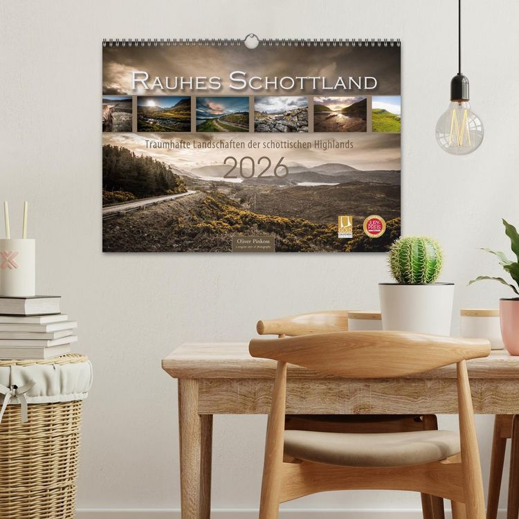 Produktbild: Rauhes Schottland (Wandkalender 2026 DIN A3 quer), CALVENDO Monatskalender