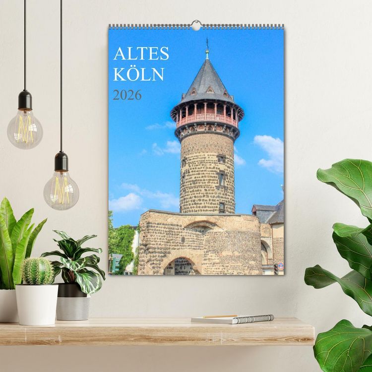 Produktbild: Altes K&ouml;ln (Wandkalender 2026 DIN A2 hoch), CALVENDO Monatskalender