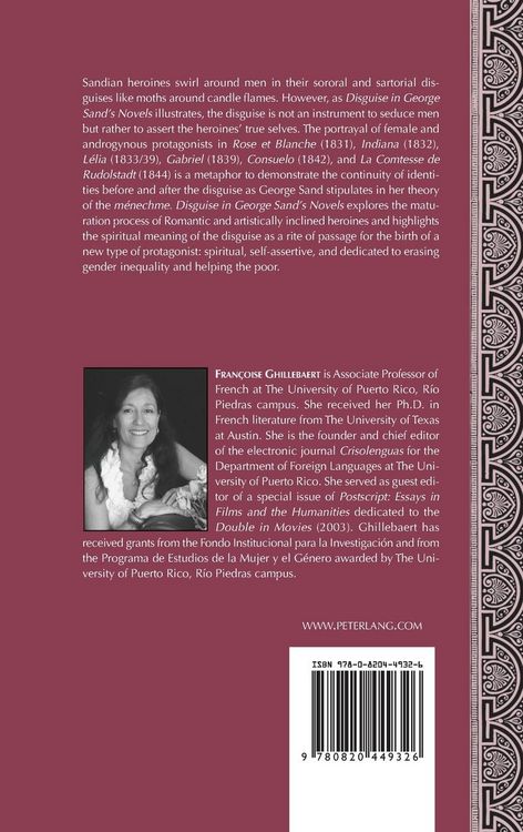 Produktbild: Disguise in George Sand&rsquo;s Novels