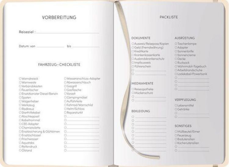 Produktbild: Reisetagebuch-Vanlife