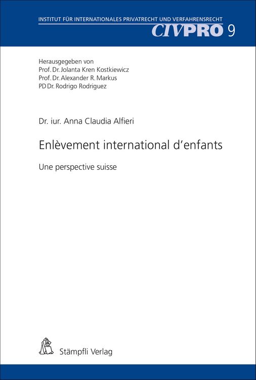 Produktbild: Enl&egrave;vement international d'enfants