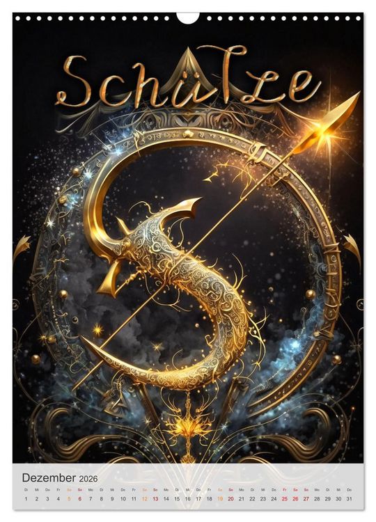 Produktbild: Fantasievolle Sternzeichen (Wandkalender 2026 DIN A3 hoch), CALVENDO Monatskalender