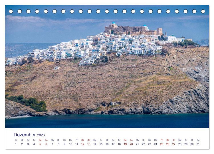 Produktbild: Astypalaia (Tischkalender 2026 DIN A5 quer), CALVENDO Monatskalender