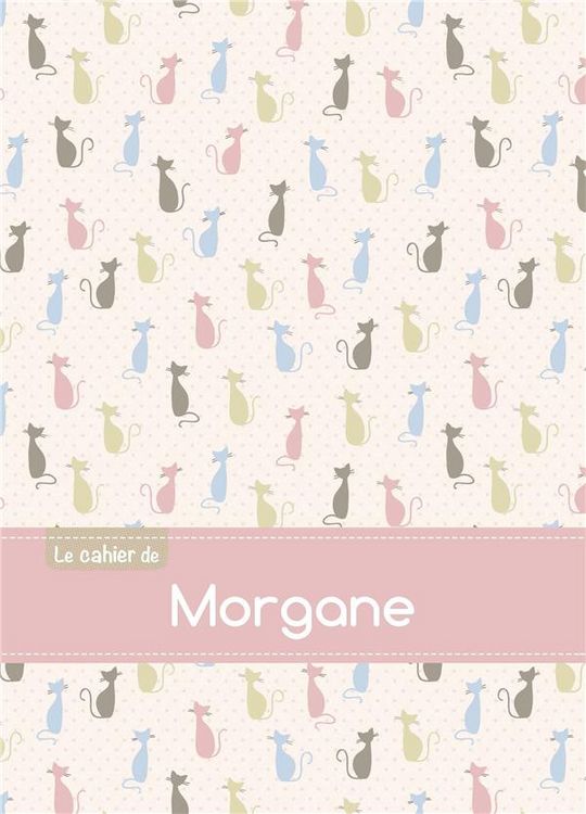 Produktbild: Cahier morgane ptscx,96p,a5 chats