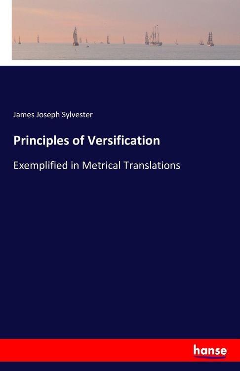 Produktbild: Principles of Versification