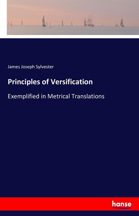 Produktbild: Principles of Versification