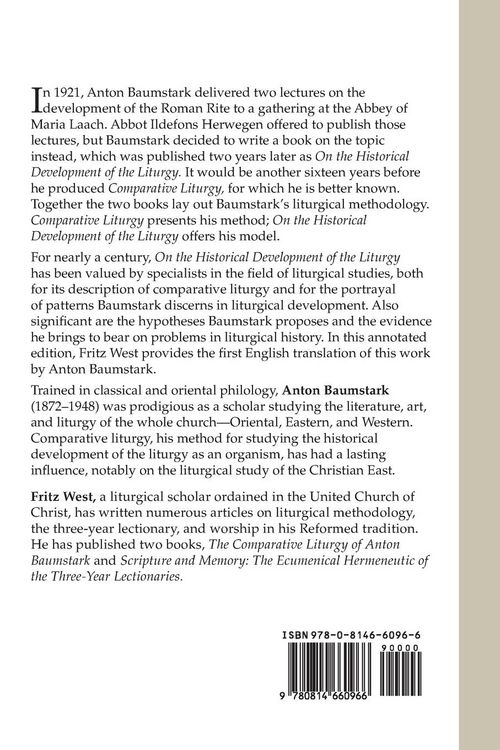 Produktbild: On the Historical Development of the Liturgy