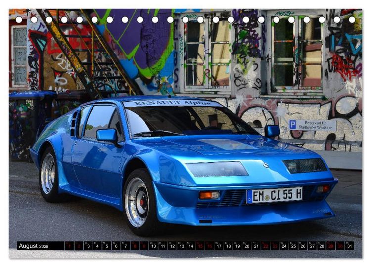 Produktbild: Renault Alpine A310 V6 (Tischkalender 2026 DIN A5 quer), CALVENDO Monatskalender