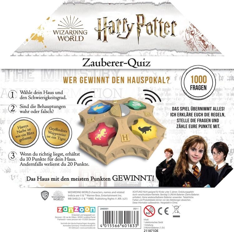 Produktbild: Harry Potter Zauberer-Quiz