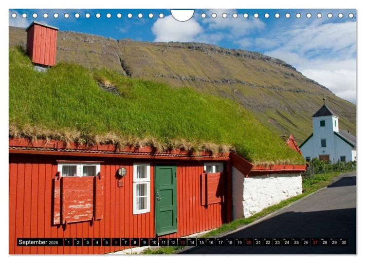 Produktbild: F&auml;r&ouml;er (Wandkalender 2026 DIN A4 quer), CALVENDO Monatskalender